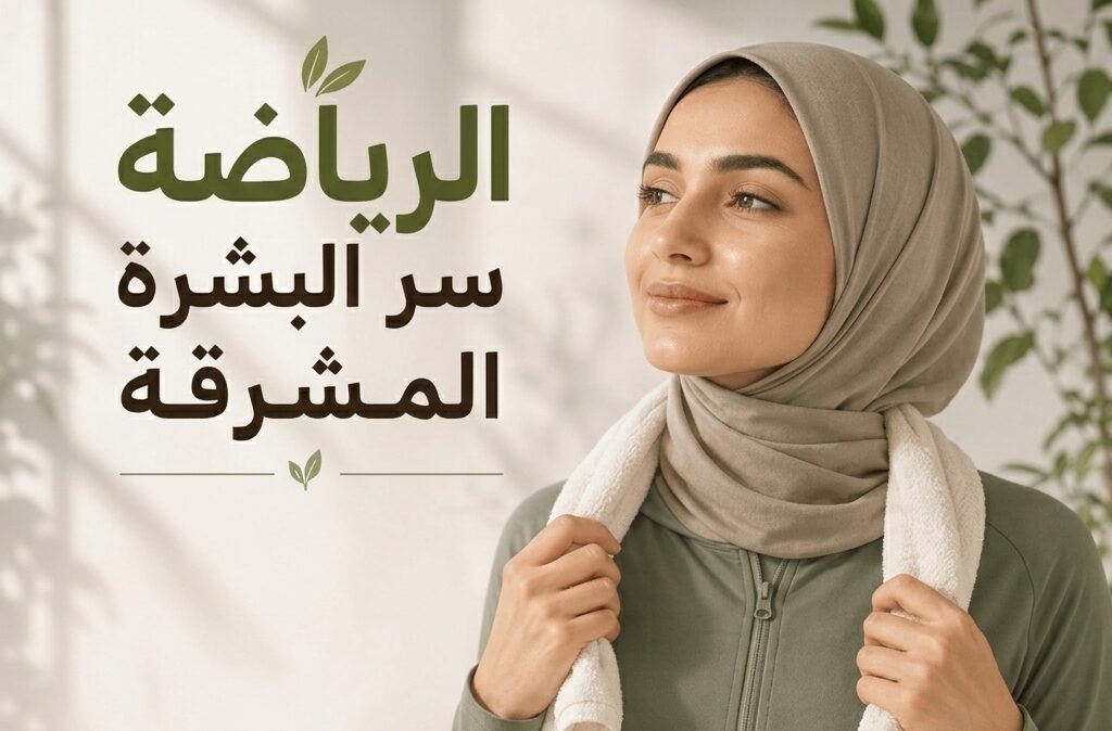 تعرف على التأثير العلمي للنشاط البدني على الدورة الدموية، التوتر، والنوم، وانعكاسه المباشر على صحة بشرتك."